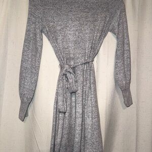 Abercrombie & Fitch Mini Sweater Dress W/Tie Belt Size X-Small